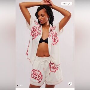 Free people Summer Love Co-Ord set size XS top size  S Bottom